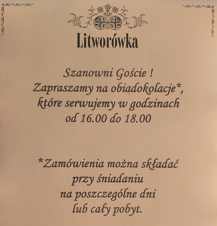 Willa Litworowka Biały Dunajec Exteriör bild